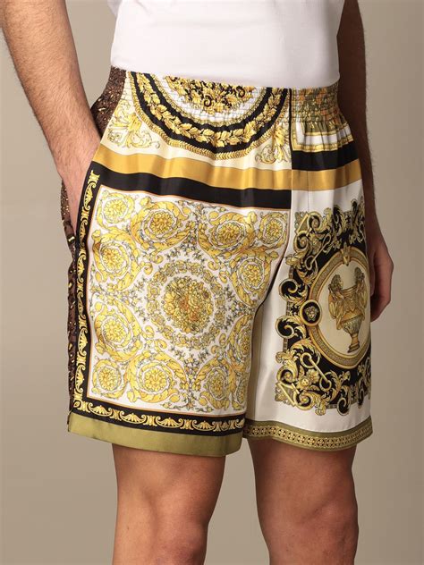 versace jogging shorts|versace shorts and shirt set.